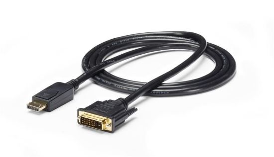 StarTech.com DP2DVI2MM6 video cable adapter 70.9" (1.8 m) DisplayPort DVI-D Black 1