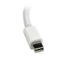 StarTech.com MDP2VGAW video cable adapter 5.12" (0.13 m) Mini DisplayPort VGA (D-Sub) White 3