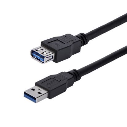 StarTech.com USB3SEXT1MBK USB cable USB 3.2 Gen 1 (3.1 Gen 1) 39.4" (1 m) USB A Black 1