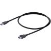 StarTech.com USB3SEXT1MBK USB cable USB 3.2 Gen 1 (3.1 Gen 1) 39.4" (1 m) USB A Black 4