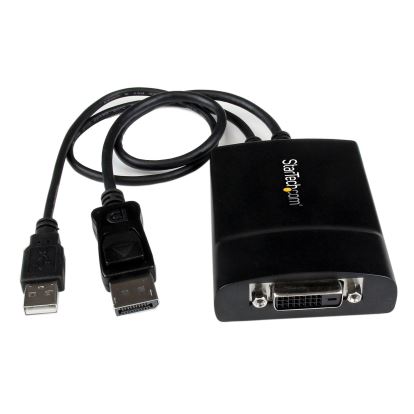 StarTech.com DP2DVID2 video cable adapter 14.6" (0.37 m) DisplayPort DVI-D Black 1