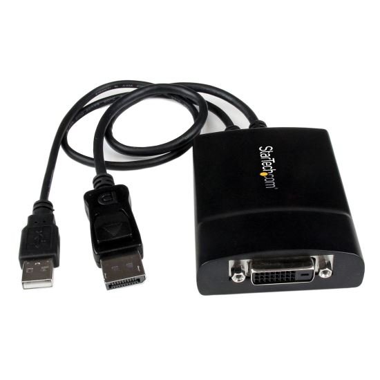 StarTech.com DP2DVID2 video cable adapter 14.6" (0.37 m) DisplayPort DVI-D Black 1