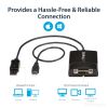 StarTech.com DP2DVID2 video cable adapter 14.6" (0.37 m) DisplayPort DVI-D Black 10
