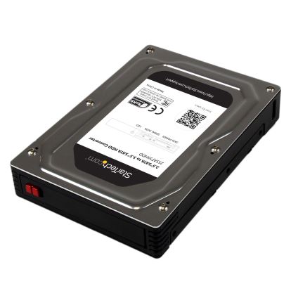 StarTech.com 25SAT35HDD drive bay panel 3.5" Storage drive tray Black, Silver 1