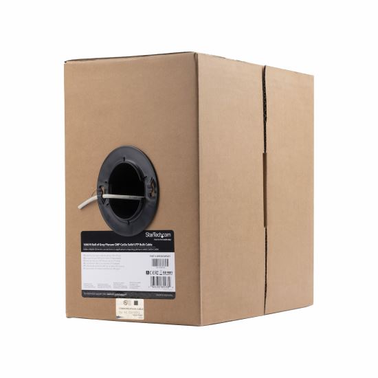StarTech.com WIR5ECMPGRY networking cable Gray 12003.9" (304.9 m) Cat5e U/UTP (UTP) 1