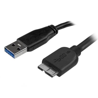 StarTech.com USB3AUB2MS USB cable USB 3.2 Gen 1 (3.1 Gen 1) 78.7" (2 m) USB A Micro-USB B Black 1