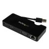 StarTech.com USB3SMDOCKHV laptop dock/port replicator Wired USB 3.2 Gen 1 (3.1 Gen 1) Type-A Black 1