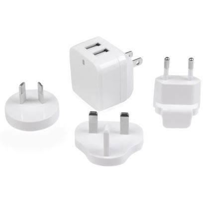 StarTech.com USB2PACWH mobile device charger Smartphone, Tablet White AC Indoor 1