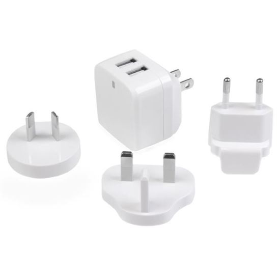 StarTech.com USB2PACWH mobile device charger Smartphone, Tablet White AC Indoor 1