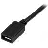 StarTech.com USBUBEXT50CM USB cable USB 2.0 19.7" (0.5 m) Micro-USB B Black 2