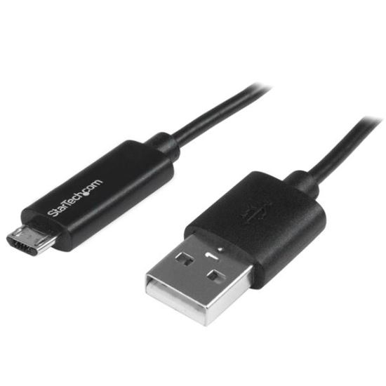 StarTech.com USBAUBL1M USB cable USB 2.0 39.4" (1 m) USB A Micro-USB B Black 1