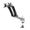 StarTech.com ARMDUAL30 monitor mount / stand 30" Desk Black, Silver 1