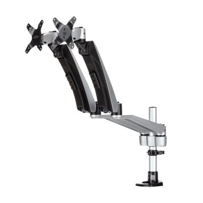 StarTech.com ARMDUAL30 monitor mount / stand 30" Desk Black, Silver 1