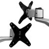 StarTech.com ARMDUAL30 monitor mount / stand 30" Desk Black, Silver 8