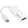 StarTech.com CDP2HD4K60W USB graphics adapter 3840 x 2160 pixels White 1