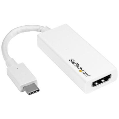 StarTech.com CDP2HD4K60W USB graphics adapter 3840 x 2160 pixels White 1