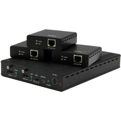 StarTech.com ST124HDBT AV extender AV transmitter & receiver 1