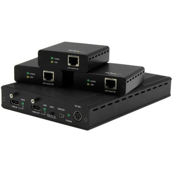 StarTech.com ST124HDBT AV extender AV transmitter & receiver 1
