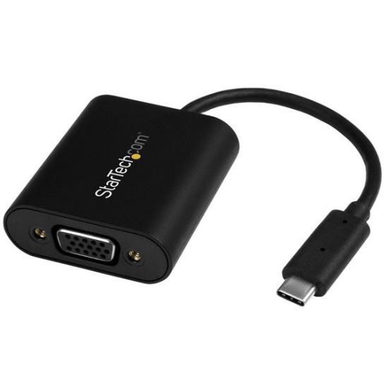StarTech.com CDP2VGASA USB graphics adapter 2048 x 1280 pixels Black 1