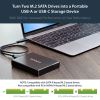 StarTech.com SM22BU31C3R storage drive enclosure SSD enclosure Black M.2 7