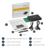 StarTech.com SM22BU31C3R storage drive enclosure SSD enclosure Black M.2 11