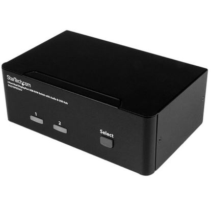 StarTech.com SV231DPDDUA2 KVM switch Black 1
