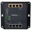 StarTech.com IES81GPOEW network switch Managed L2 Gigabit Ethernet (10/100/1000) Power over Ethernet (PoE) Black 3