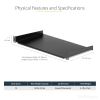StarTech.com CABSHELF1U10 rack accessory Rack shelf 9