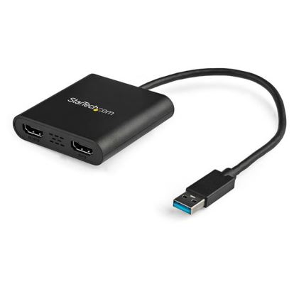 StarTech.com USB32HD2 USB graphics adapter 3840 x 2160 pixels Black 1