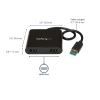 StarTech.com USB32HD2 USB graphics adapter 3840 x 2160 pixels Black 7