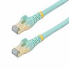 StarTech.com C6ASPAT2AQ networking cable Turquoise 23.6" (0.6 m) Cat6a4