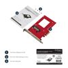 StarTech.com PEX4SFF8639 interface cards/adapter Internal U.2 9