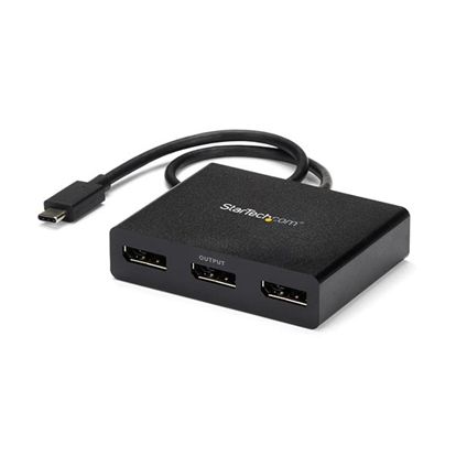 StarTech.com MSTCDP123DP USB graphics adapter 3840 x 2160 pixels Black 1