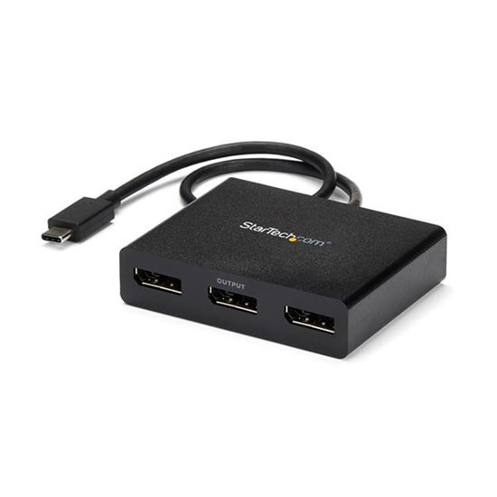 StarTech.com MSTCDP123DP USB graphics adapter 3840 x 2160 pixels Black 1