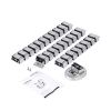 StarTech.com CMVBMOD cable organizer Desk Cable sleeve Silver 1 pc(s) 3