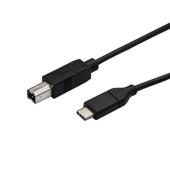 StarTech.com USB2CB50CM USB cable USB 2.0 19.7" (0.5 m) USB C USB B Black 1