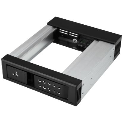 StarTech.com HSB1SATSASBA drive bay panel 5.25" Carrier panel Black 1