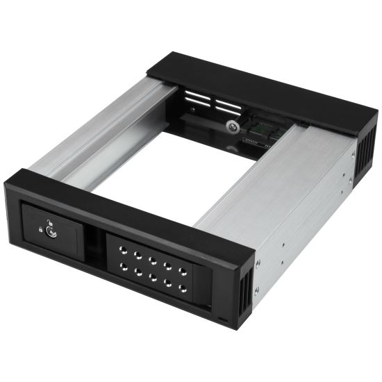 StarTech.com HSB1SATSASBA drive bay panel 5.25" Carrier panel Black 1