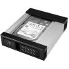 StarTech.com HSB1SATSASBA drive bay panel 5.25" Carrier panel Black 6