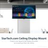 StarTech.com FPCEILPTBLP signage display mount 75" Black 10
