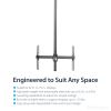 StarTech.com FPCEILPTBLP signage display mount 75" Black 11