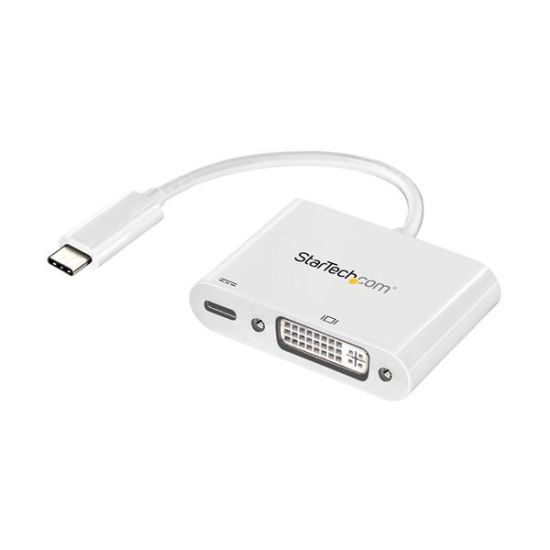 StarTech.com CDP2DVIUCPW USB graphics adapter 1920 x 1200 pixels White 1