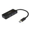 StarTech.com ST4300MINI interface hub USB 3.2 Gen 1 (3.1 Gen 1) Type-A 5000 Mbit/s Black 1