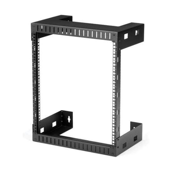 StarTech.com RK12WALLO rack cabinet 12U Wall mounted rack Black 1