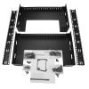 StarTech.com RK12WALLO rack cabinet 12U Wall mounted rack Black 7