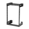 StarTech.com RK15WALLO rack cabinet 15U Wall mounted rack Black 1