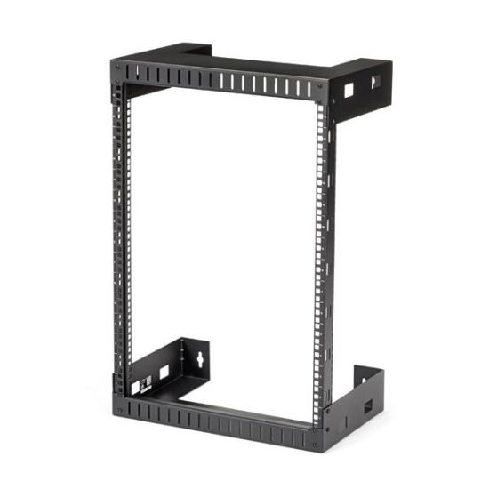 StarTech.com RK15WALLO rack cabinet 15U Wall mounted rack Black 1