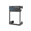 StarTech.com RK15WALLO rack cabinet 15U Wall mounted rack Black 4