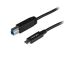 StarTech.com USB31CB1M USB cable USB 3.2 Gen 2 (3.1 Gen 2) 39.4" (1 m) USB C USB B Black 1
