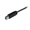 StarTech.com USB31CB1M USB cable USB 3.2 Gen 2 (3.1 Gen 2) 39.4" (1 m) USB C USB B Black 3